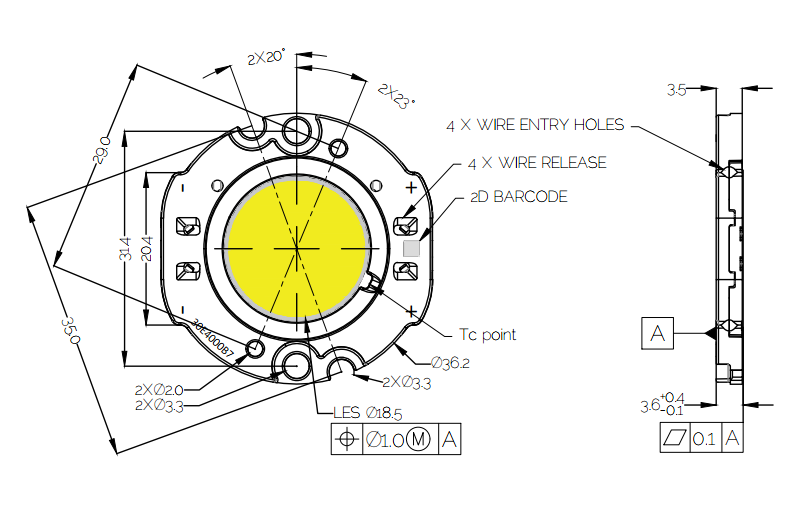 Bridgelux BXRC-50G4001-D-84-SE for sale