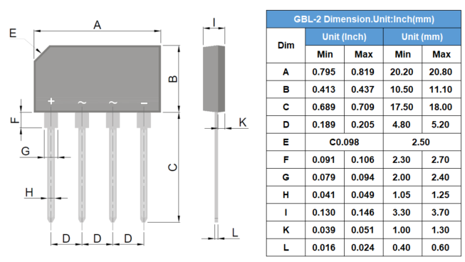 PANJIT GBL410_T0_00601 for sale